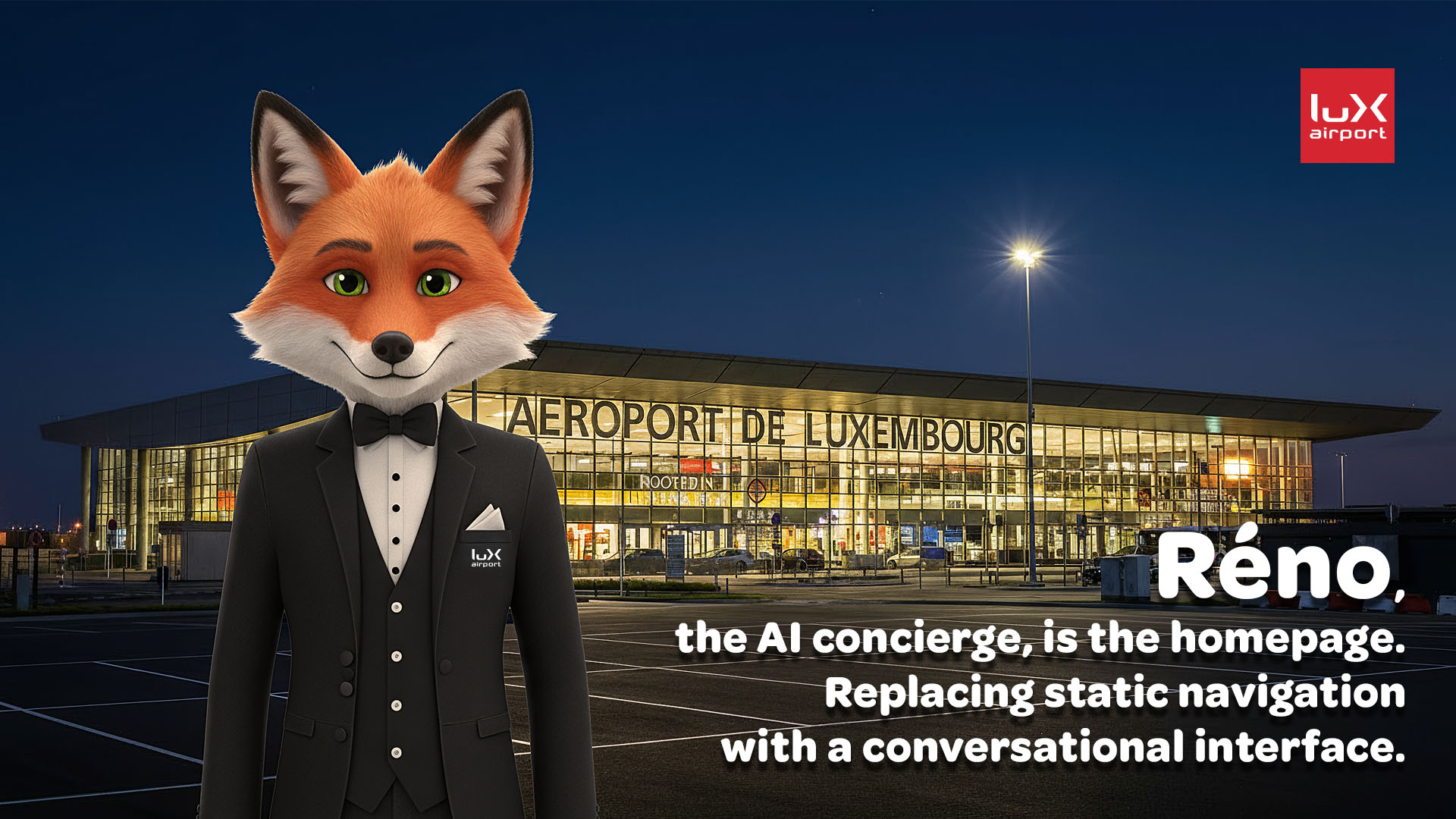 Réno the Fox — identity with warmth