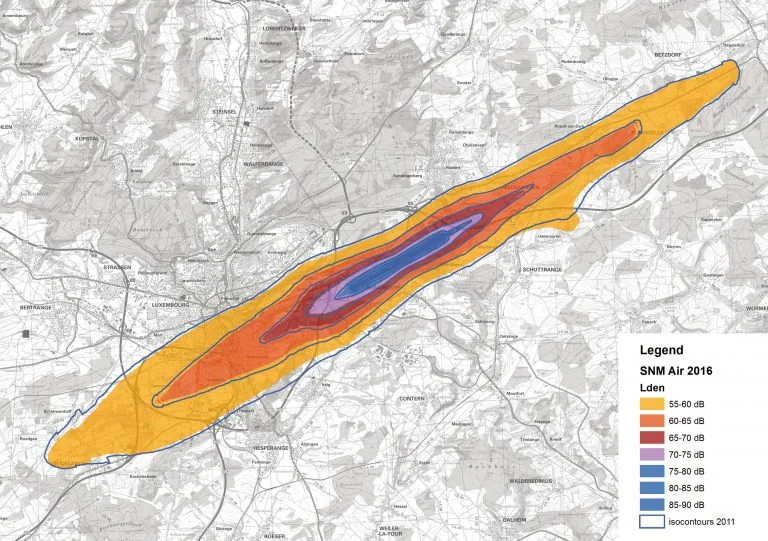 Lärm-Karte 2016–2011 | Tag